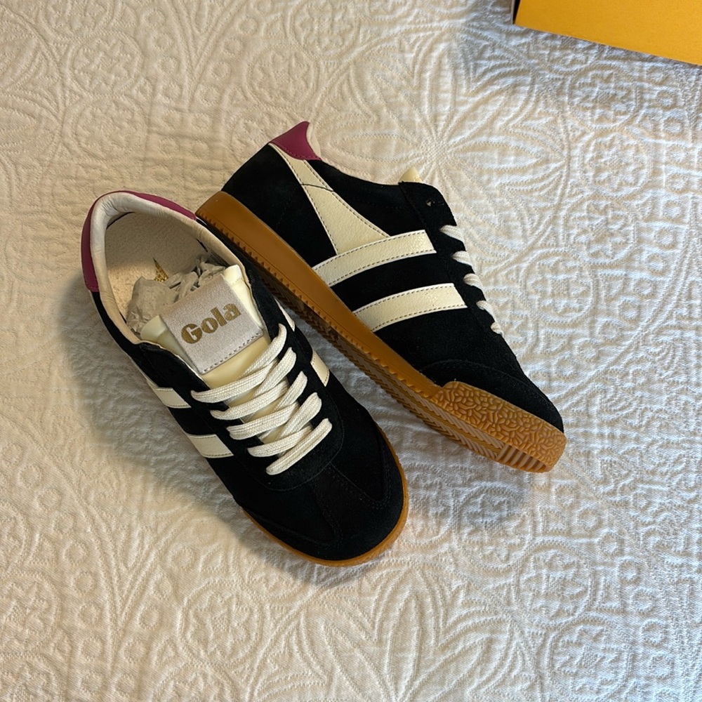 Gola Elan Sneakers at Free People in black and pink